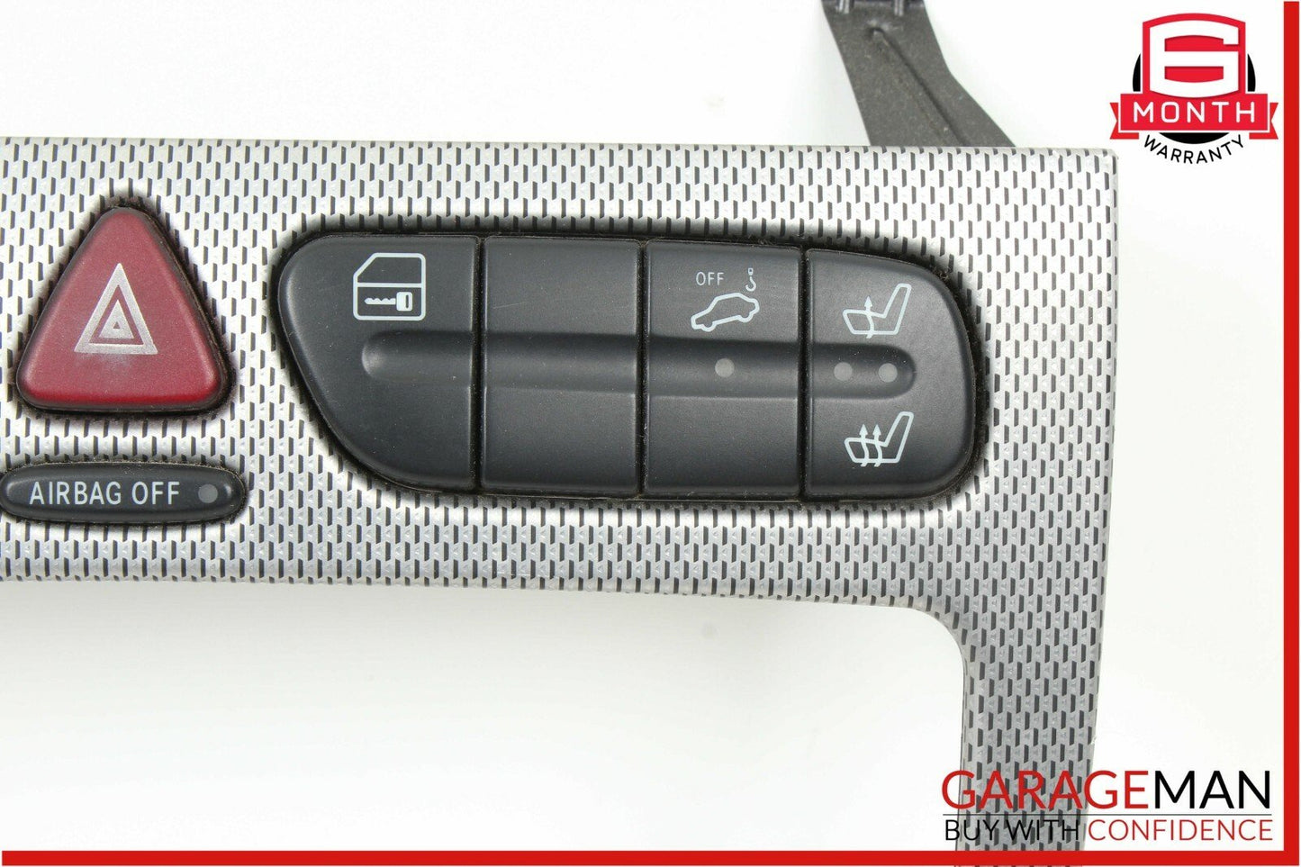 01-04 Mercedes W203 C230 Coupe Center Dash Radio Bezel Trim Switch Assembly OEM
