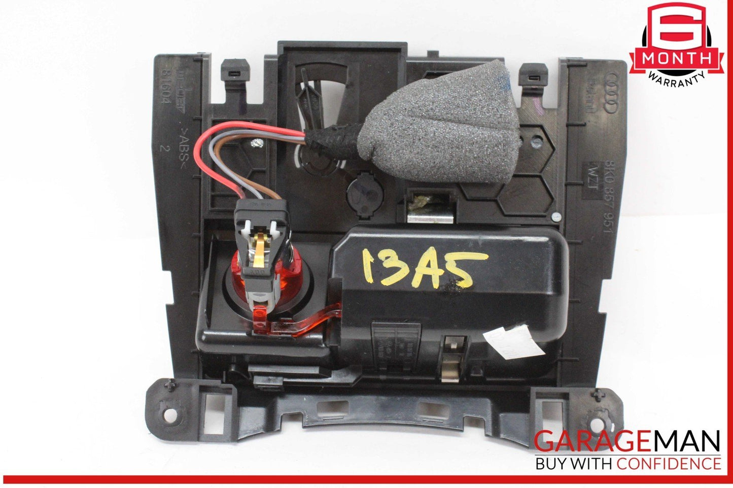 13-17 Audi A5 Q5 S4 Front Center Console Ash Tray Ashtray Assembly 8K0857951 OEM