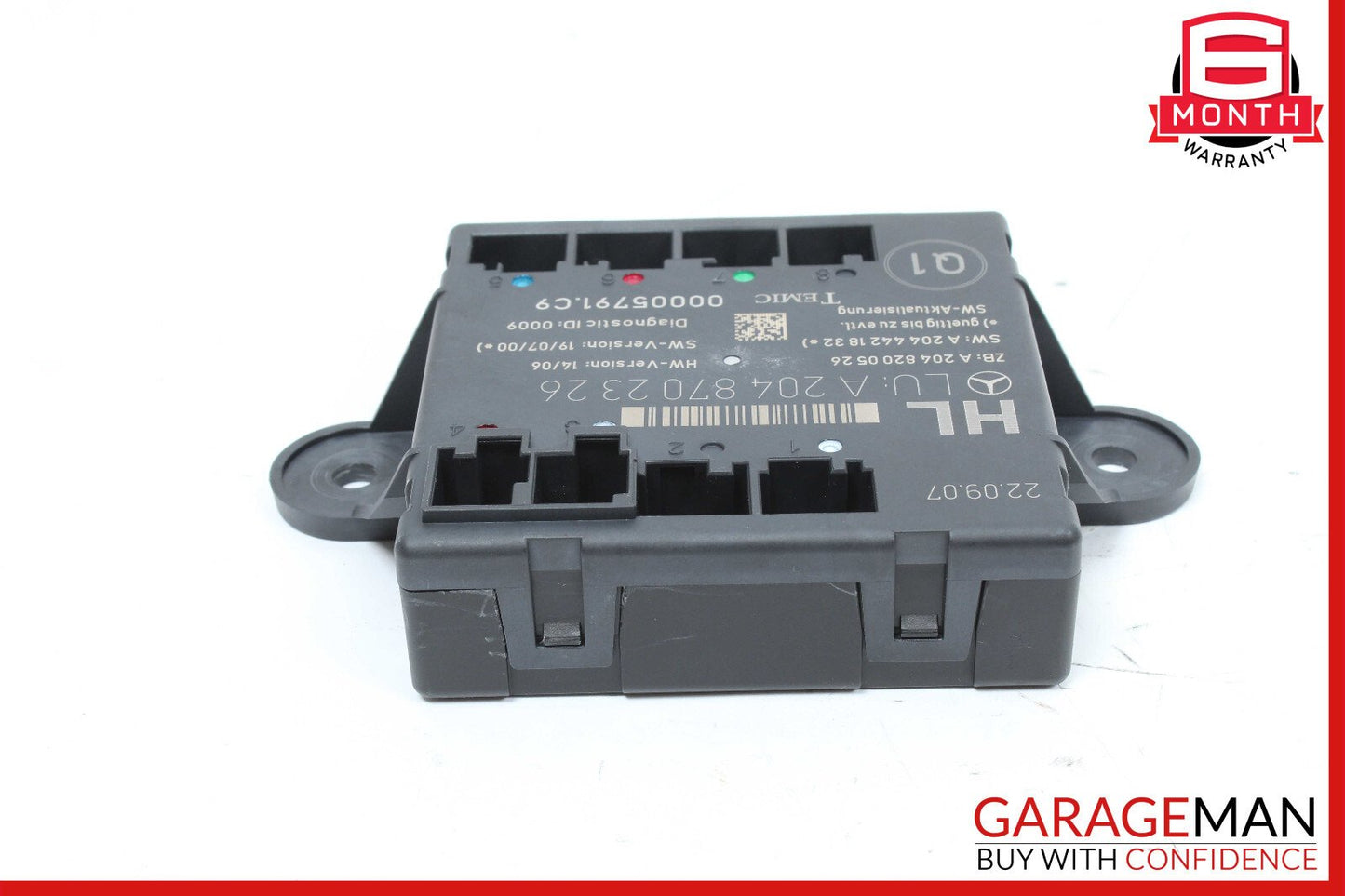 08-18 Mercedes W204 C300 CLS550 GLK350 Rear Left Side Door Control Module OEM