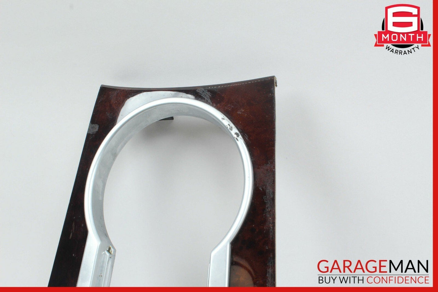 06-12 Mercedes GL450 ML450 Center Console Cup Holder Trim Panel Cover Bezel Wood