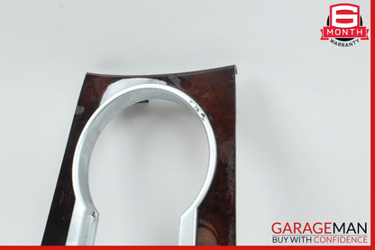 06-12 Mercedes GL450 ML450 Center Console Cup Holder Trim Panel Cover Bezel Wood