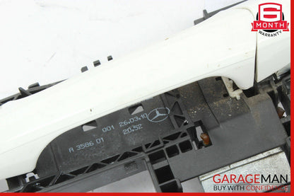 08-11 Mercedes W212 E350 Rear Left Driver Side Exterior Door Handle White OEM