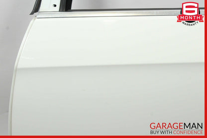 10-16 Mercedes W212 E500 Rear Left Driver Side Exterior Door Shell White OEM