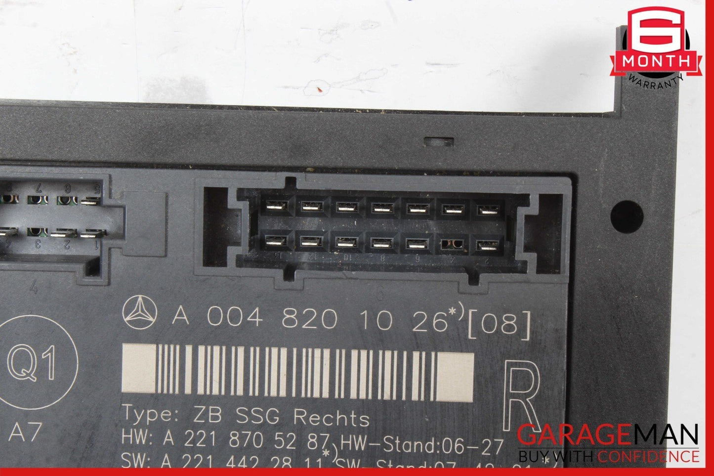 07-13 Mercedes W221 S550 S400 Front Right Side Under Seat Control Module Unit