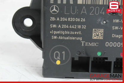 08-14 Mercedes W204 C300 C350 Rear Right Side Door Control Module 2048702526 OEM