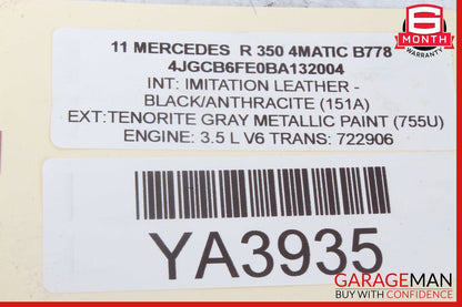 06-13 Mercedes W251 R350 GL450 Front Right Passenger Door Control Module Unit