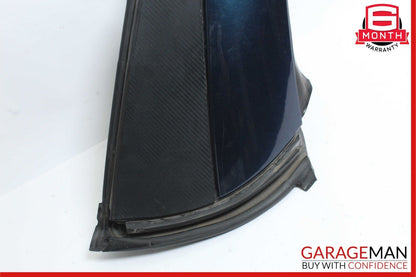 05-11 Mercedes R171 SLK350 Rear Right Side Window Roof C Pillar Panel Blue