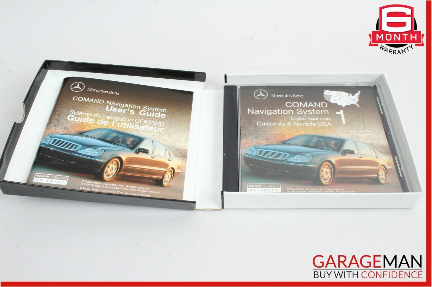 00-06 Mercedes W220 S430 Comand Navigation Operator's Owner User's Guide Disc