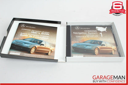 00-06 Mercedes W220 S430 Comand Navigation Operator's Owner User's Guide Disc