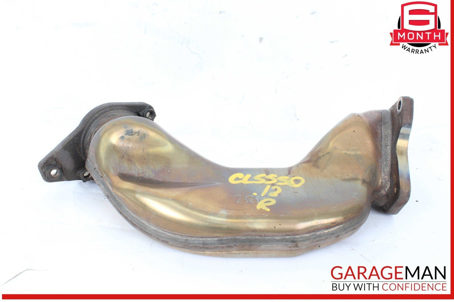 12-18 Mercedes W218 CLS550 4.6L Right Exhaust Pipe Adapter 2781400808 OEM