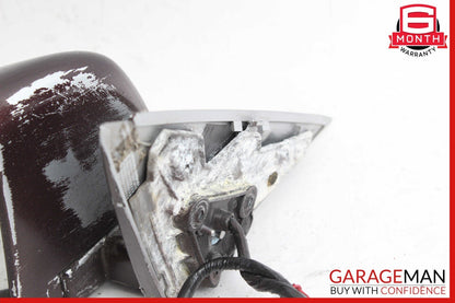 10-13 Mercedes W221 S350 S550 S63 AMG Side Rear View Door Mirror Left Driver Red