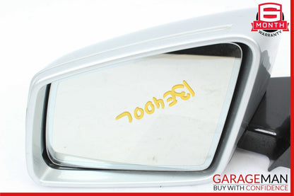 10-13 Mercedes W212 E400 Front Left Side Mirror Door Rear View Iridium Silver
