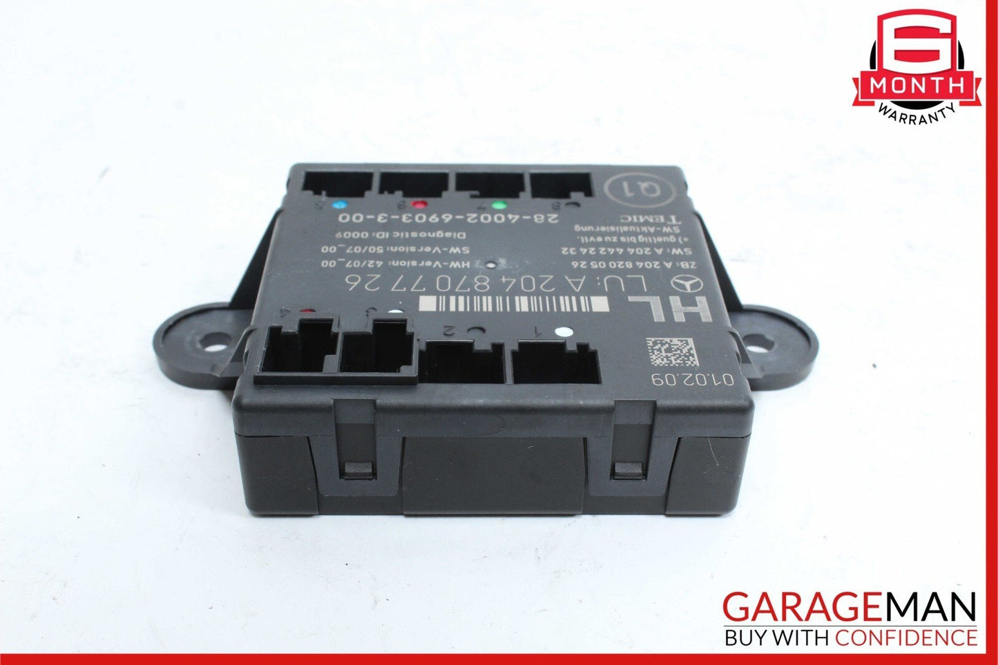 08-11 Mercedes W204 C63 AMG Rear Left Side Door Control Module Unit OEM