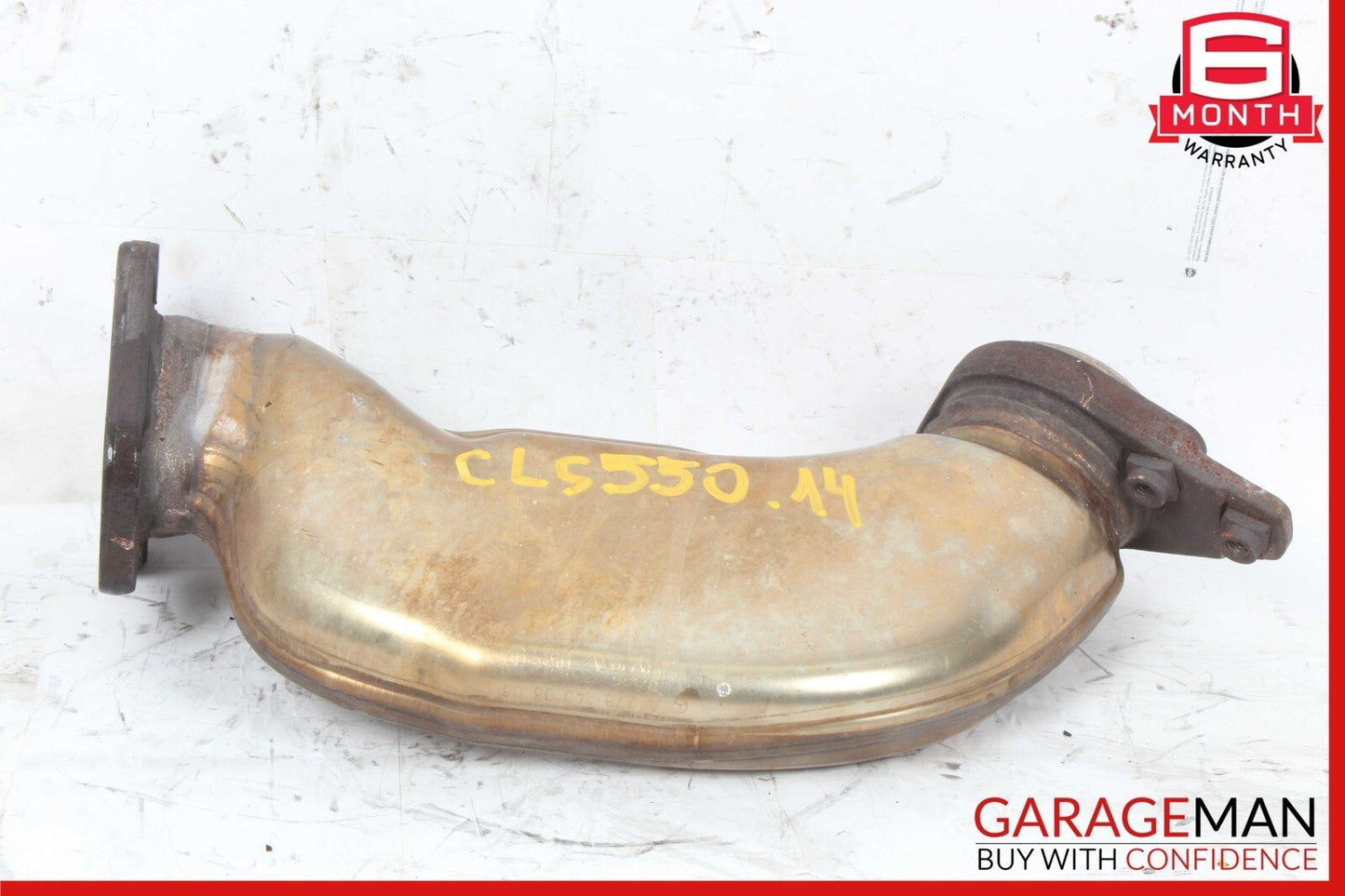 12-18 Mercedes W218 CLS500 4.6L Right Exhaust Pipe Adapter 2781400808 OEM