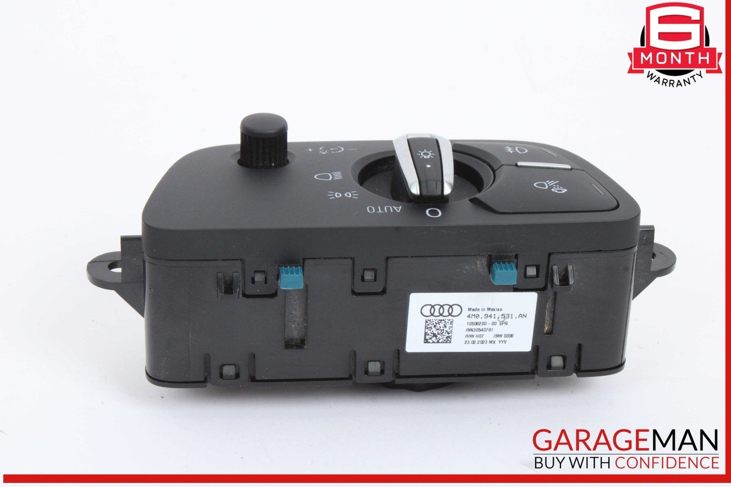 18-25 Audi Q5 S5 Dashboard Headlight Headlamp Control Switch 4M0941531AN OEM