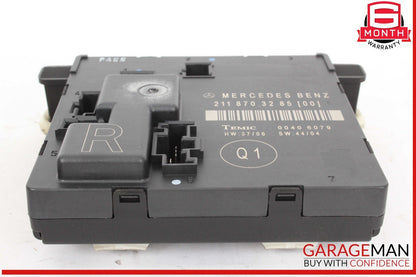 03-09 Mercedes W211 E350 E550 Rear Right Side Door Control Module Unit OEM