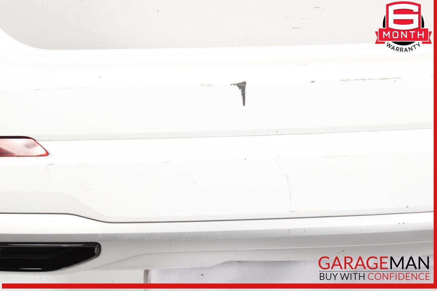 19-21 Audi Q3 Rear Bumper Panel Cover Assembly White OEM
