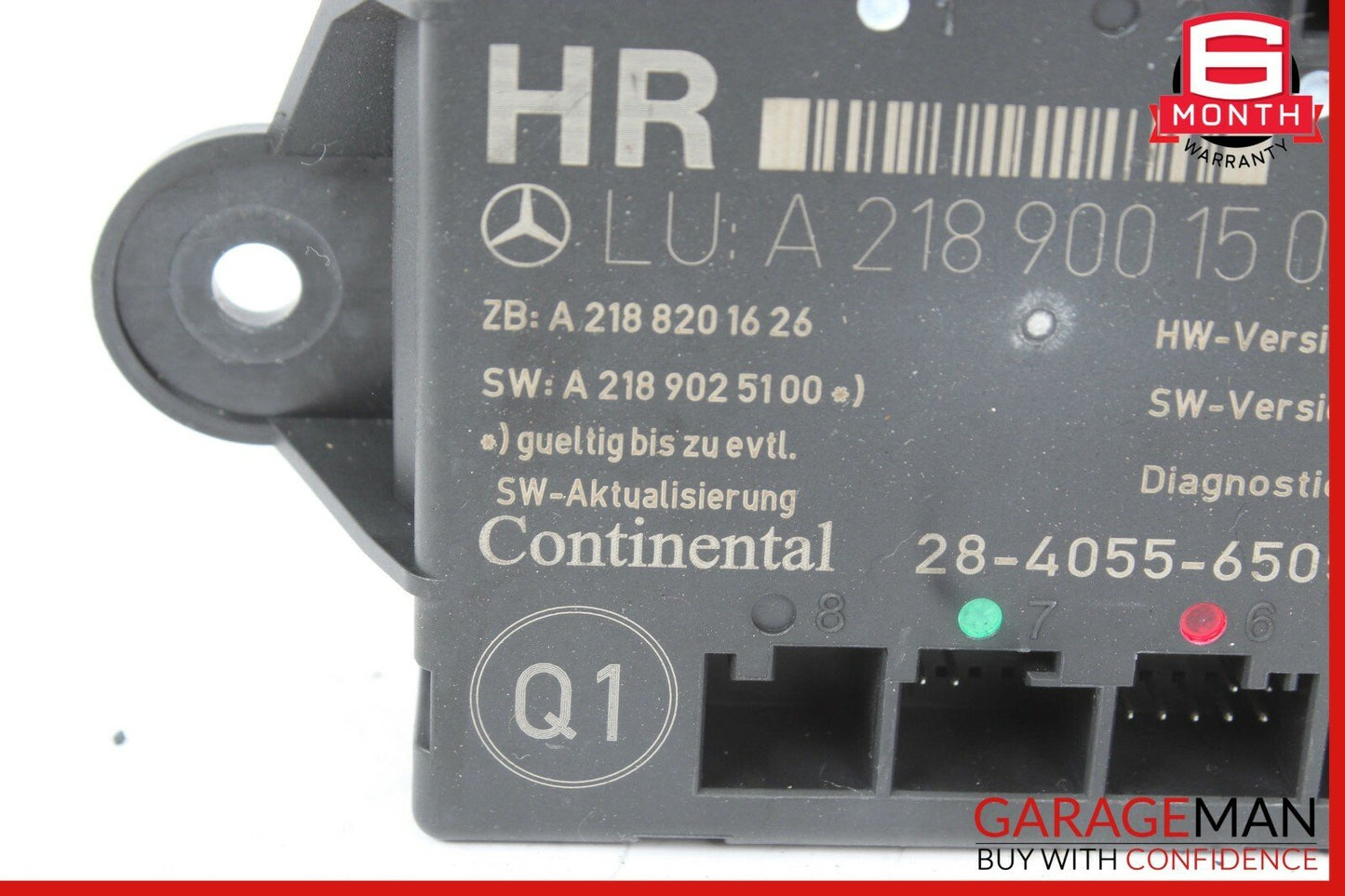 08-14 Mercedes W204 C250 C350 Rear Right Door Control Module Unit 2189001501