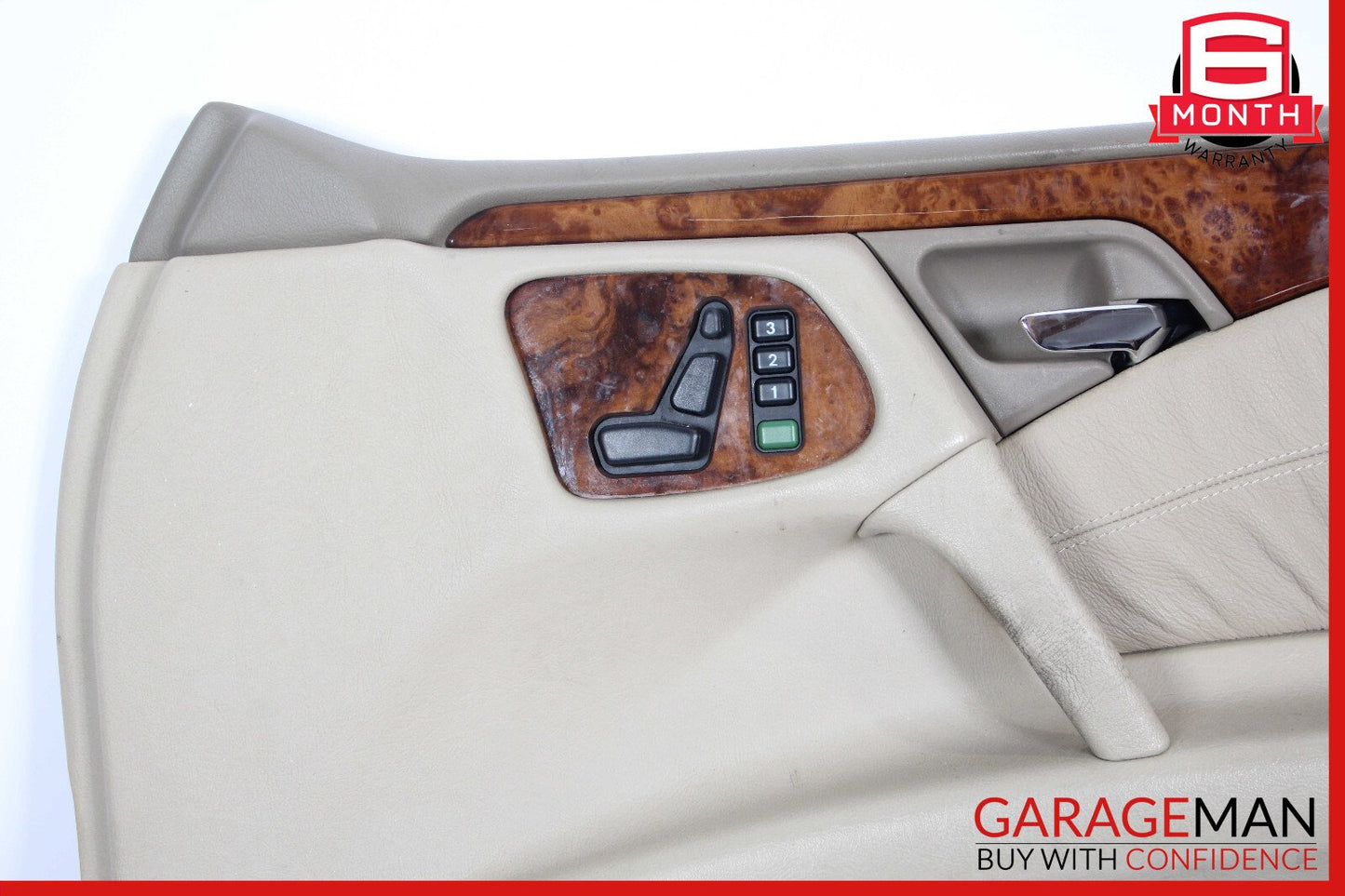 96-02 Mercedes W210 E320 Front Right Side Complete Interior Door Panel OEM