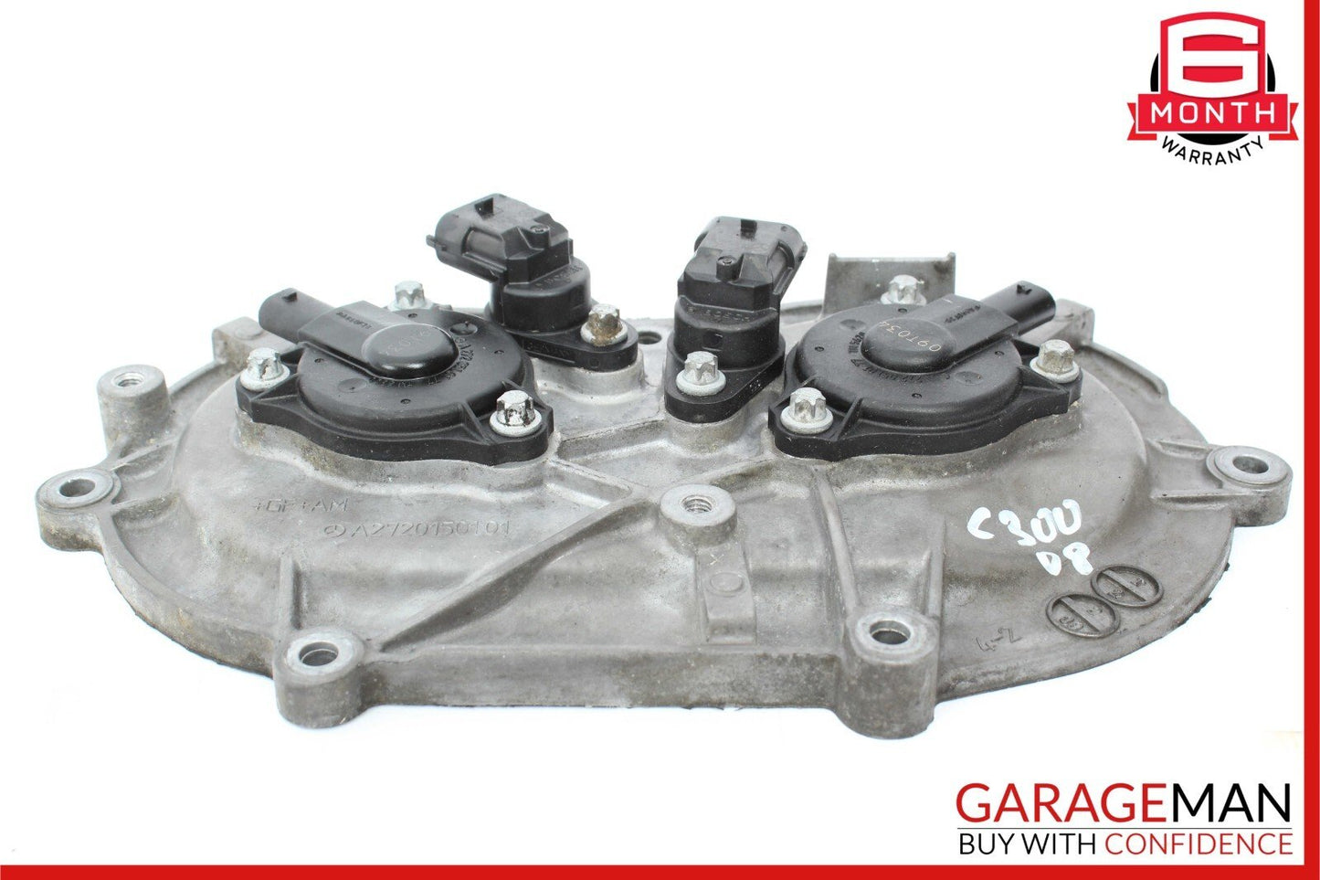 06-10 Mercedes W204 C300 S550 E350 Front Right Engine Timing Chain Cover Plate