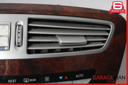 07-14 Mercedes W216 CL550 Center Console Comand Unit Radio Bezel Trim Assembly