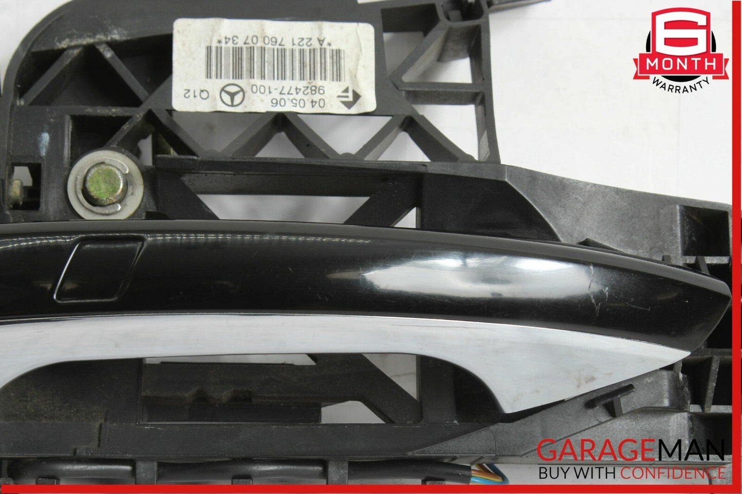07-13 Mercedes W221 S550 Rear Left Side Keyless Go Door Handle Assembly Black