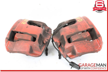 12-17 Audi A7 Front Left and Front Right Side Brake Caliper Calipers Set OEM