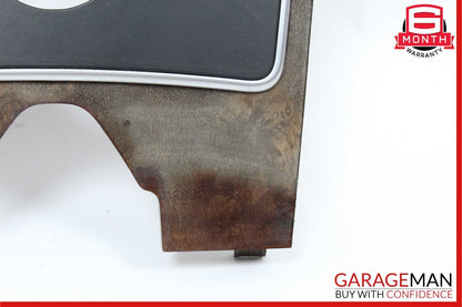 10-13 Mercedes W212 E400 E350 E550 Center Console Switch Trim Bezel Wood OEM