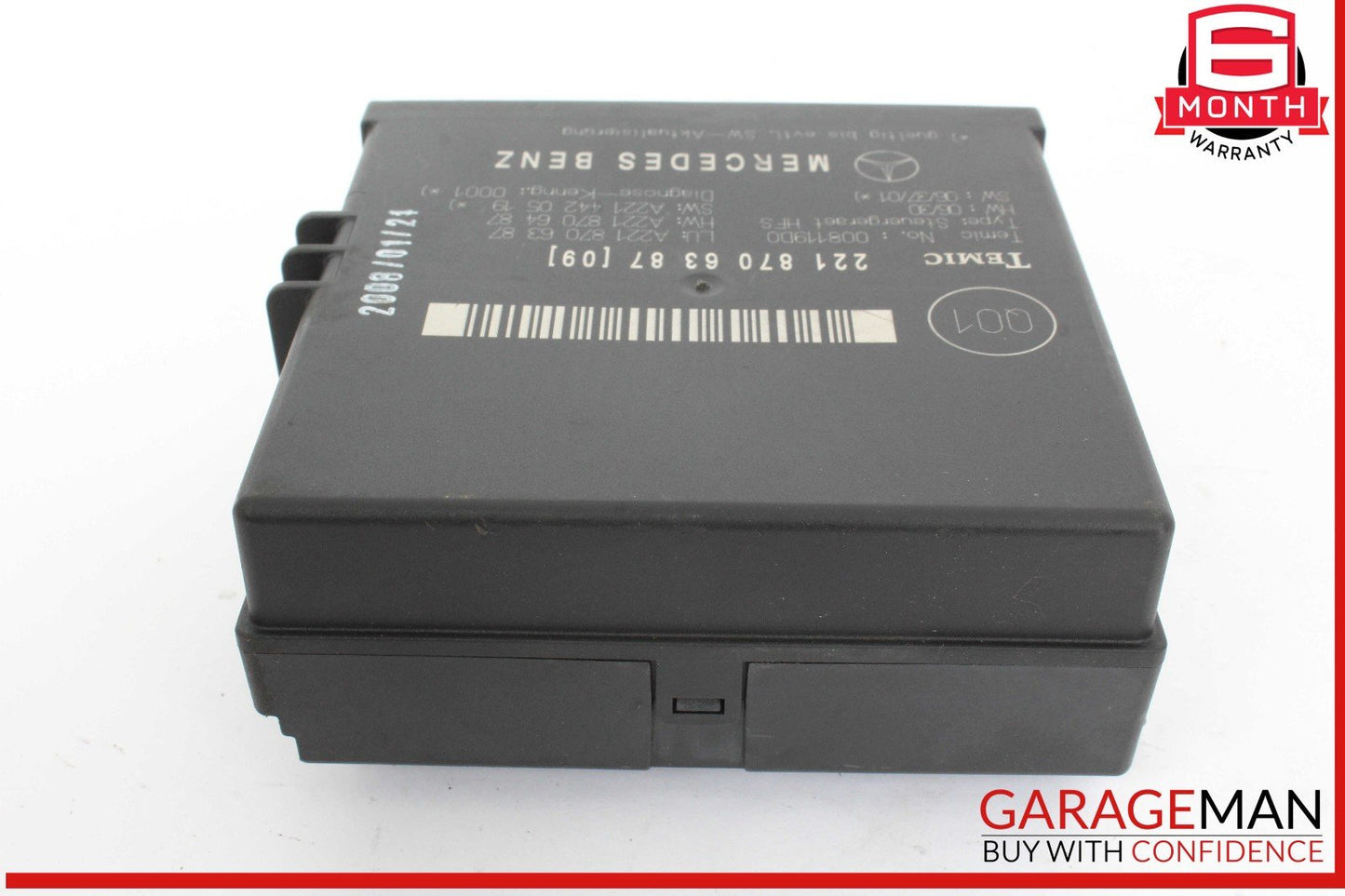 07-09 Mercedes W221 S550 S63 AMG Trunk Release Remote Open Close Module OEM