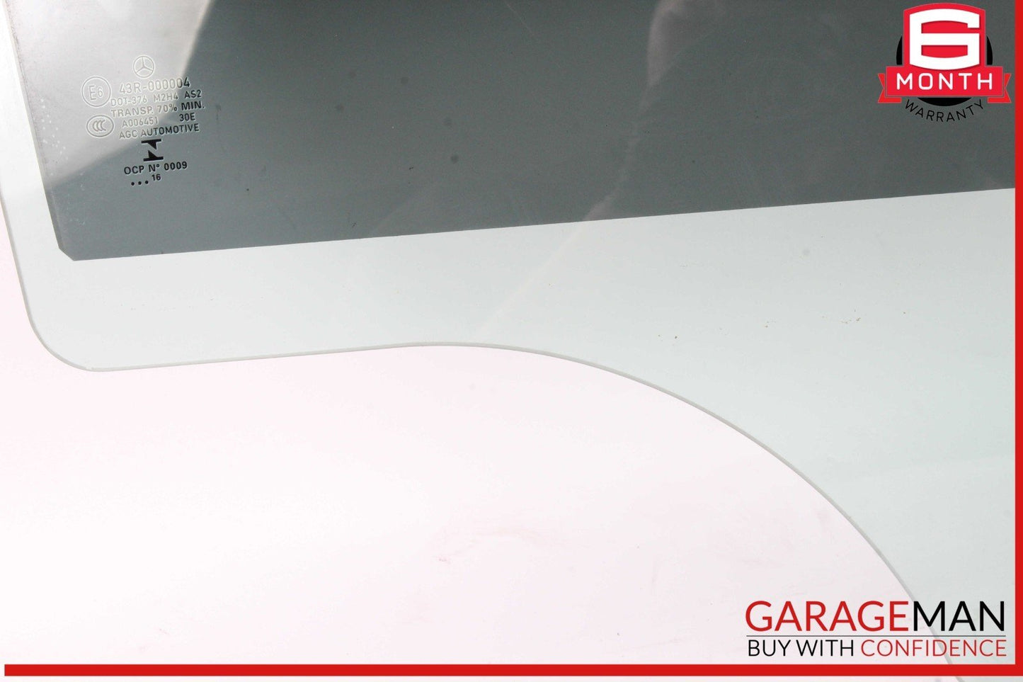 15-21 Mercedes W205 C300 C400 Rear Right Side Door Window Glass OEM