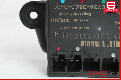 14-16 Mercedes W212 E350 CLS350 Rear Right Door Control Module 2189008600 OEM