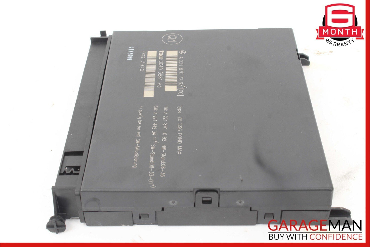 07-13 Mercedes W221 S550 S400 Rear Seat Control Unit Module 2218707293 OEM
