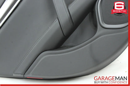 14-17 Maserati Ghibli Rear Left Driver Side Complete Interior Door Panel Black