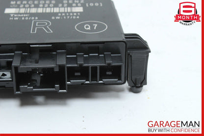 01-07 Mercedes W203 C230 C240 Rear Right Door Control Module 2038202285 OEM