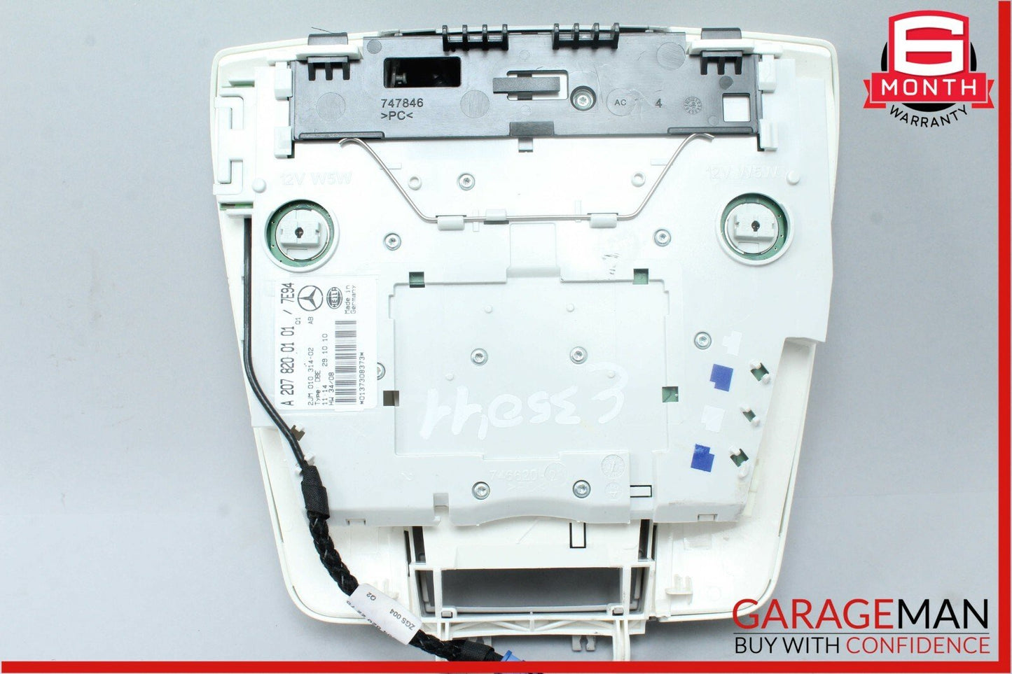 11-13 Mercedes W207 E350 E550 Overhead Reading Map Dome Light Lamp OEM