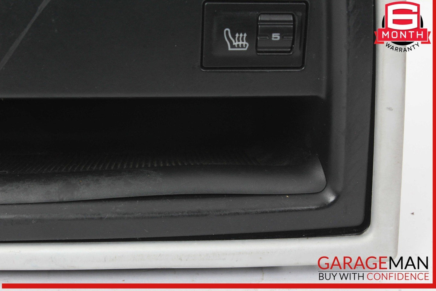 03-10 Porsche Cayenne 955 Rear Center Console Storage Tray Heated Seat Switches