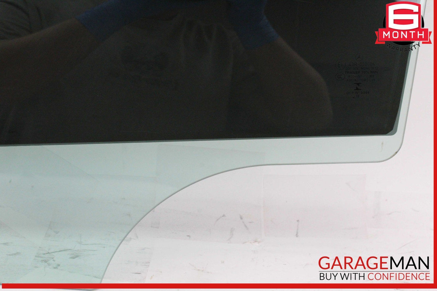 15-21 Mercedes W205 C300 C400 Rear Left Side Door Window Glass OEM