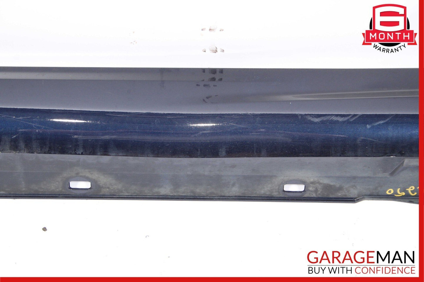 08-14 Mercedes W204 C250 AMG Sport Sedan Left Side Skirt Rocker Moulding Blue