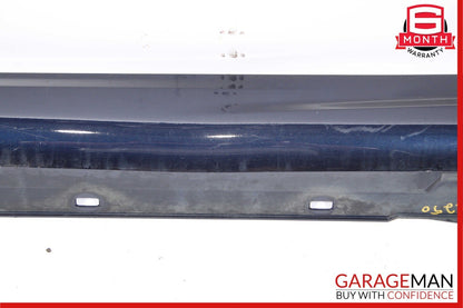 08-14 Mercedes W204 C250 AMG Sport Sedan Left Side Skirt Rocker Moulding Blue
