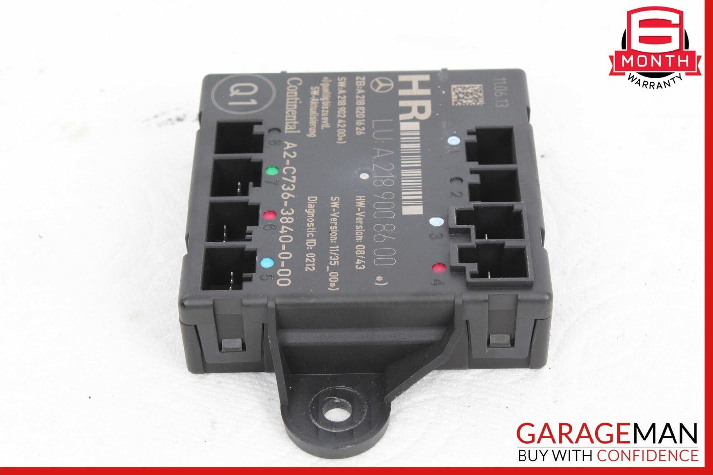 08-18 Mercedes W212 E350 C350 CLS550 Rear Right Side Door Controller Module OEM