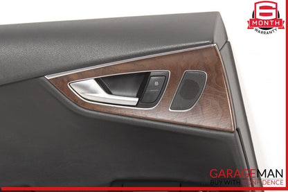 12-18 Audi A7 Rear Left Driver Side Interior Door Panel Trim Cover OEM