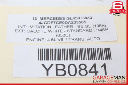 11-18 Mercedes X166 GL450 CL550 E550 Engine Motor Vacuum Pump 2780108102 OEM