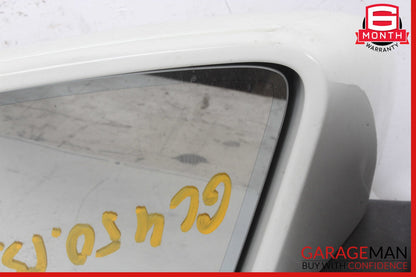 13-16 Mercedes X166 GL450 Front Left Side Mirror Glass Rear View w/ Blind Spot