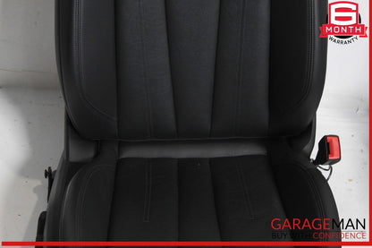 17-19 Audi A4 Front Complete Seat Cushion Cover Assy Set of 2 Pc OEM