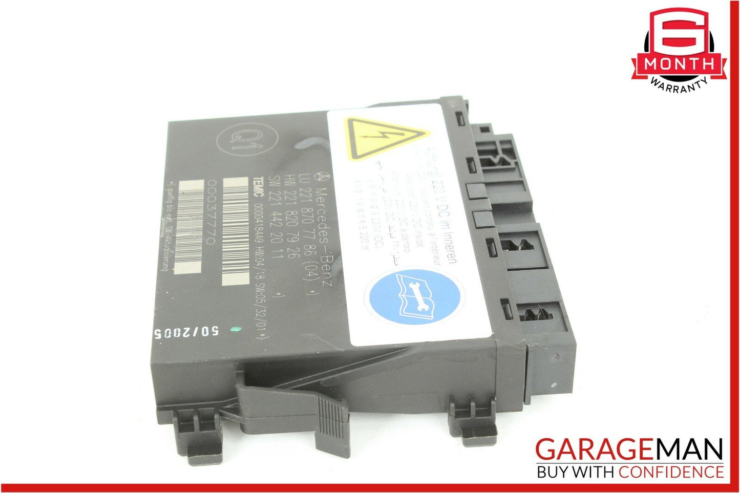 07-09 Mercedes W221 S550 Front Left Side Seat Computer Control Module Unit OEM