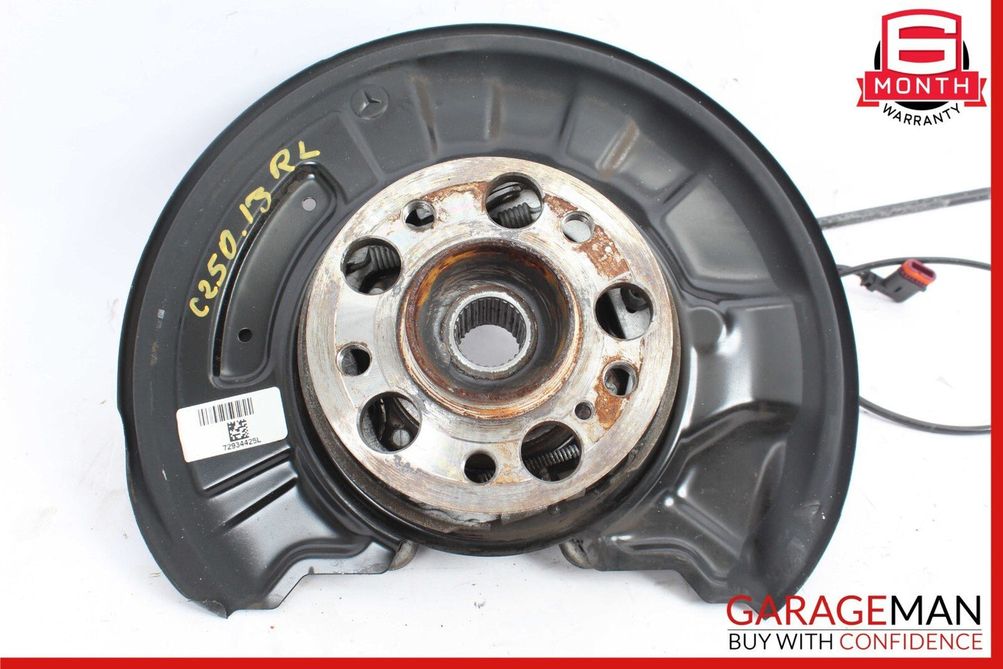 08-17 Mercedes W204 C250 C350 Rear Left Side Wheel Spindle Knuckle Hub Bearing
