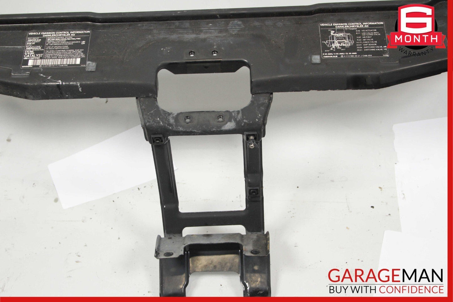 00-06 Mercedes W215 CL500 Top Radiator Core Support Headlight Bracket Frame