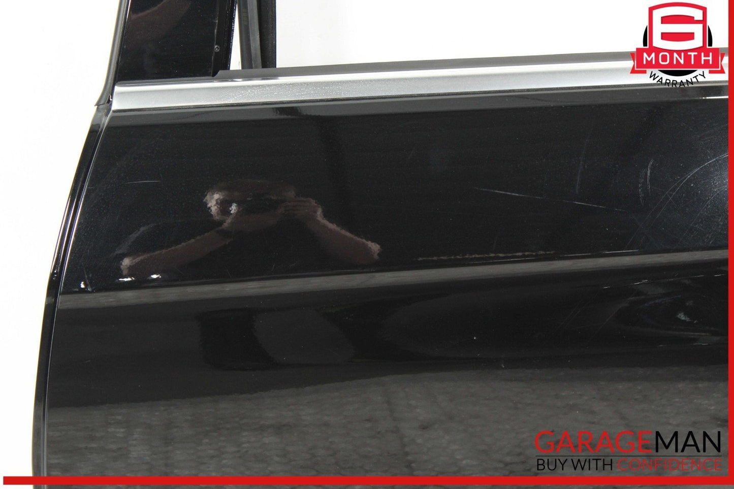 10-16 Mercedes W212 E350 E63 AMG Sedan Rear Left Side Door Shell Black OEM