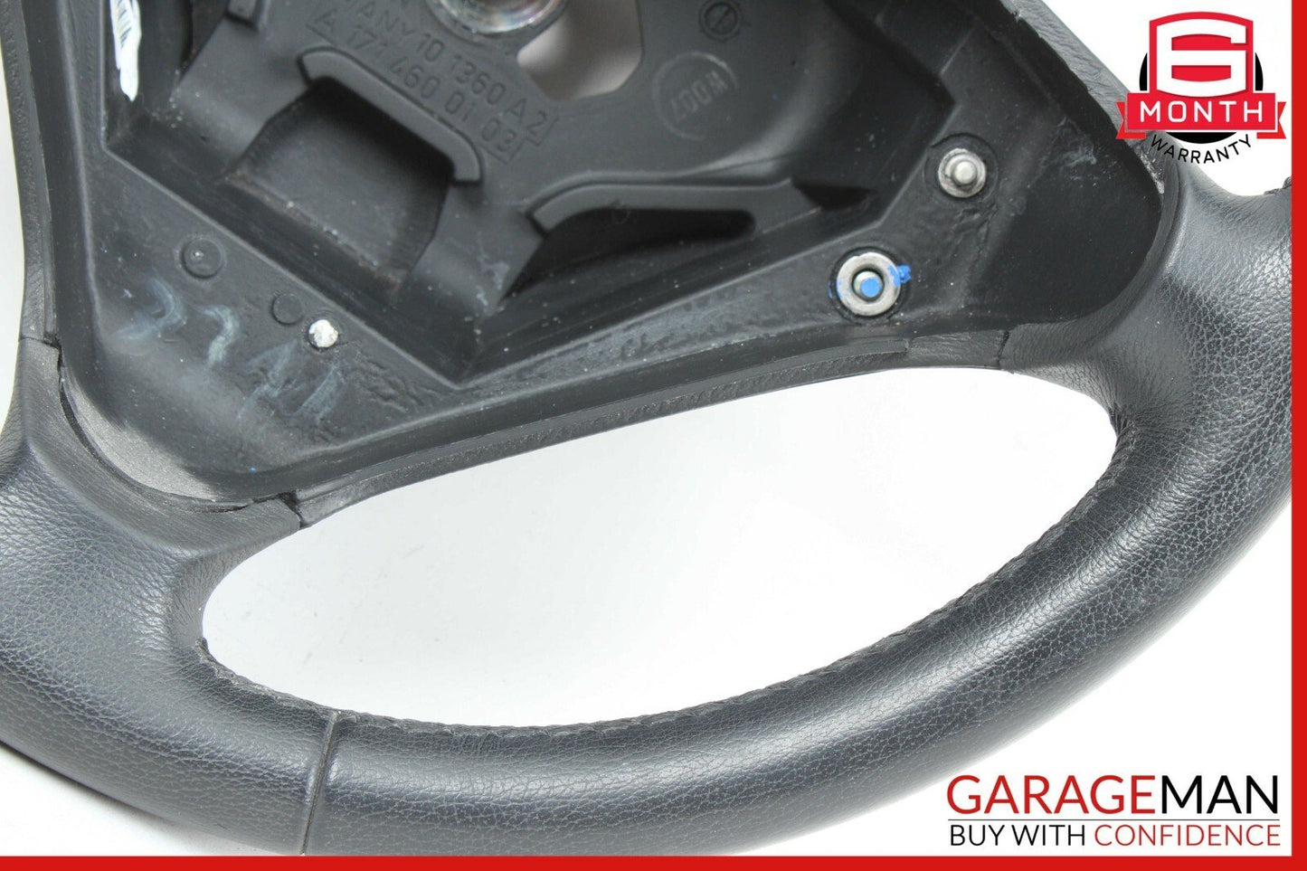 05-11 Mercedes C230 SLK350 Sport 3 Spoke Steering Wheel Leather Black