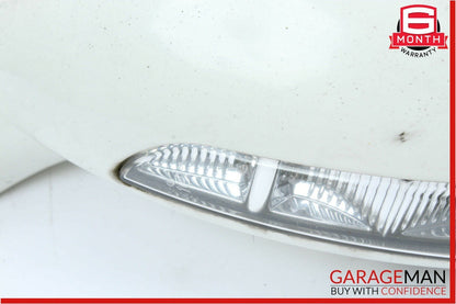 07-09 Mercedes W221 S550 S600 Front Left Side Mirror Door Rear View White OEM